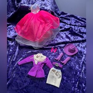 Vintage Barbie Dolls 80s-90s  Clothes Lot Mattel